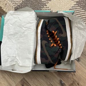 Dunk High SB Premium ‘510’ Camo, Size 7.5